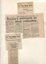 Newspaper cutting about blindness related activities or people