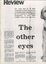 Newspaper cutting about blindness related activities or people