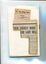 Newspaper cutting about blindness related activities or people