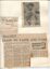 Newspaper cutting about blindness related activities or people