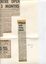 Newspaper cutting about blindness related activities or people