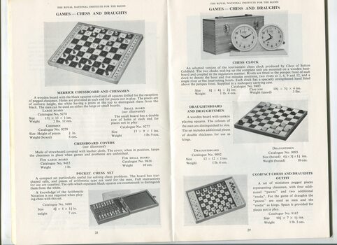 Descriptions and images of items for sale
