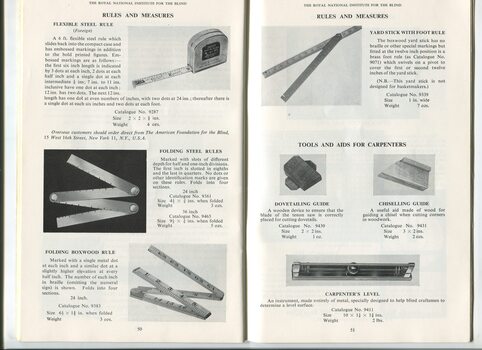 Descriptions and images of items for sale