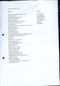 Transcript of interview with Margaret Fialides