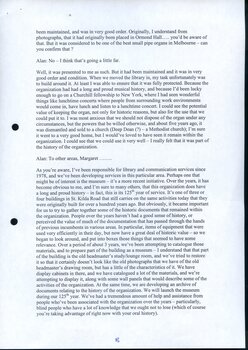 Transcript of interview with Margaret Fialides