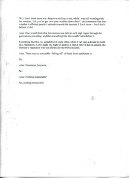 Transcript of interview with Ted Petersen