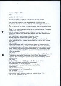Transcript of Judith Buckrich interviewing David Blyth