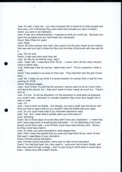 Transcript of Judith Buckrich interviewing David Blyth