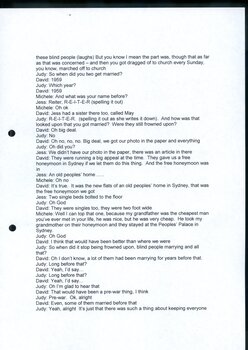 Transcript of Judith Buckrich interviewing David Blyth