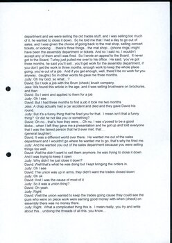 Transcript of Judith Buckrich interviewing David Blyth
