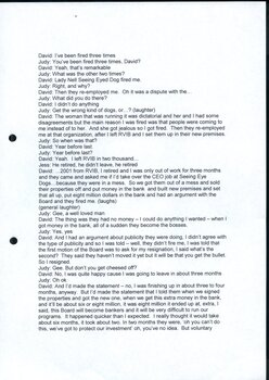 Transcript of Judith Buckrich interviewing David Blyth