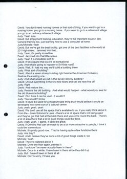 Transcript of Judith Buckrich interviewing David Blyth