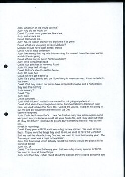 Transcript of Judith Buckrich interviewing David Blyth