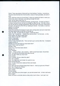 Transcript of Judith Buckrich interviewing David Blyth