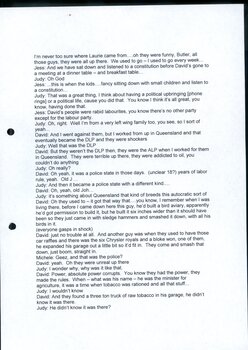 Transcript of Judith Buckrich interviewing David Blyth