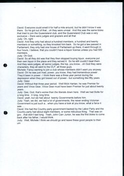Transcript of Judith Buckrich interviewing David Blyth