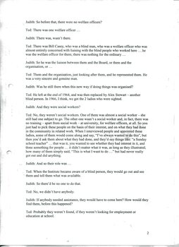Transcript of interview with Ted Petersen