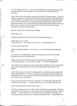 Transcript of interview with Ted Petersen
