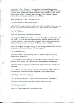 Transcript of interview with Ted Petersen