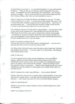 Transcript of interview with Ted Petersen