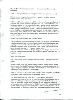 Transcript of interview with Ted Petersen