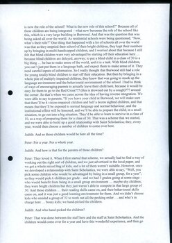 Transcript of interview with educator Peter Cronin