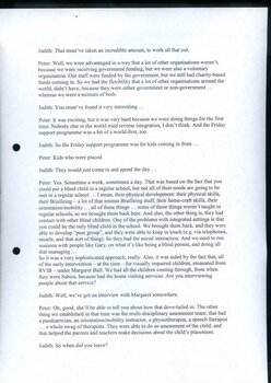 Transcript of interview with educator Peter Cronin