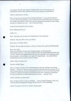 Transcript of interview with educator Peter Cronin