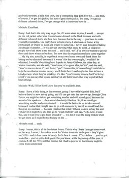 Transcription of audio interview with Barry Palmer