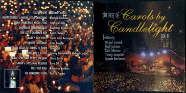 Front cover of CD booklet and song list