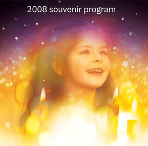 Front cover of 2008 Carols by Candlelight with Danijela