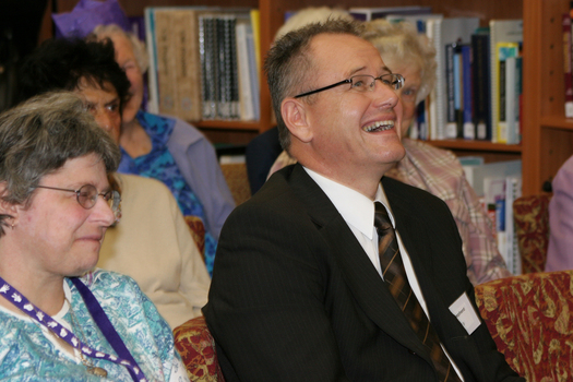 Tony Shepherd listening to the speeches