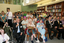 Audience at speeches: from left Lynne Kells, Margaret Bashfield, Ania Zamencznik, Tony Clarke, Karen Knight