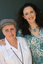 Marina Prior with Johanne, who worked in circulation