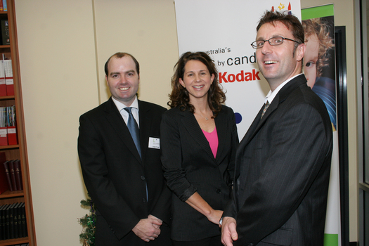 Ashley Wood with Kodak representatives