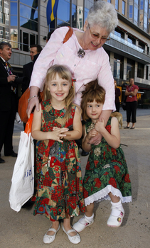 Carols launch: some children who attended 