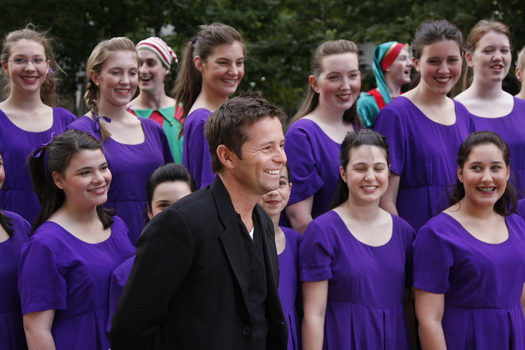 Carols launch: Australian Girls Choir and Steve Jacobs