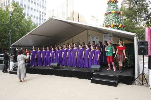 Carols launch: Australian Girls Choir performing