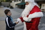 Carols launch: Nicholas Law and Santa