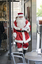 Carols launch: Santa with a warm drink from Brunetti