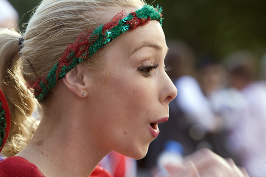 Carols launch: Entertainment Shop elves at work