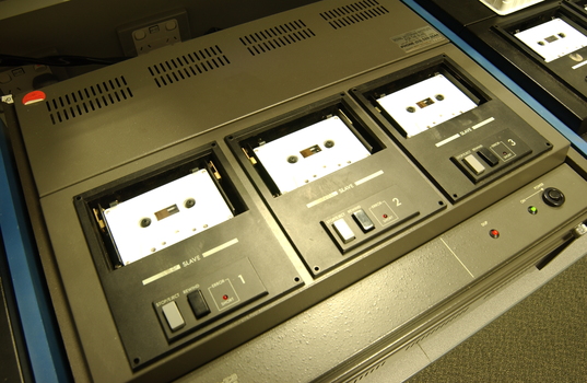 Cassettes in slave machines (duplicators)