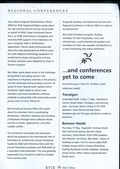 Digital version of Out and About newsletter