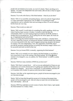 Transcript of PENI audio recording