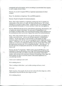 Transcript of PENI audio recording