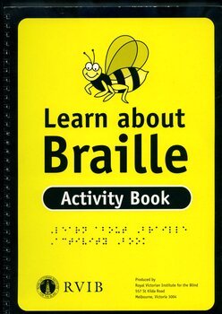 Cover of Learn About Braille activity book