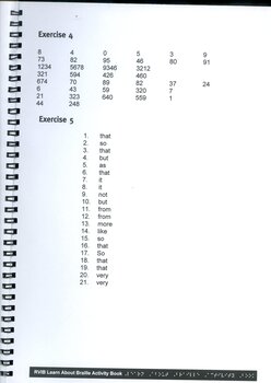 Answers to Exercises 4 and 5