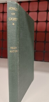 Spine of Songs of Light by Tilly Aston
