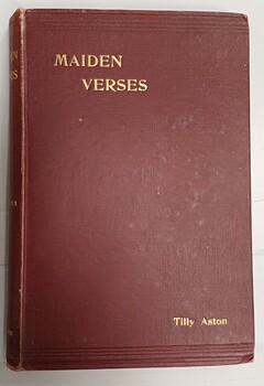 Front cover of Maiden Verses by Tilly Aston