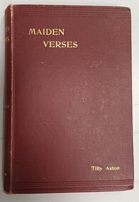 Front cover of Maiden Verses by Tilly Aston